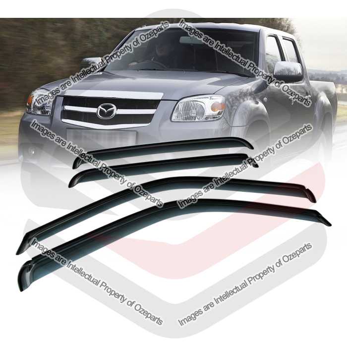 Weathershield Weather Shields Window Visor For Mazda BT50 BT-50 UN Series 06~11