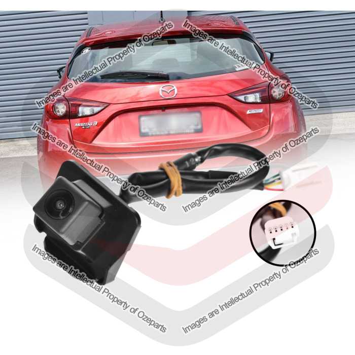 Back Up Rear View Tailgate Reverse Camera For Mazda 3 BM BN 2013~2019 Hatch