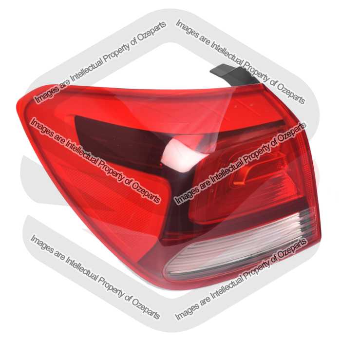 LH Left Hand Tail Light Rear Lamp No LED For Kia Rio YB Hatch 2016~On S Si