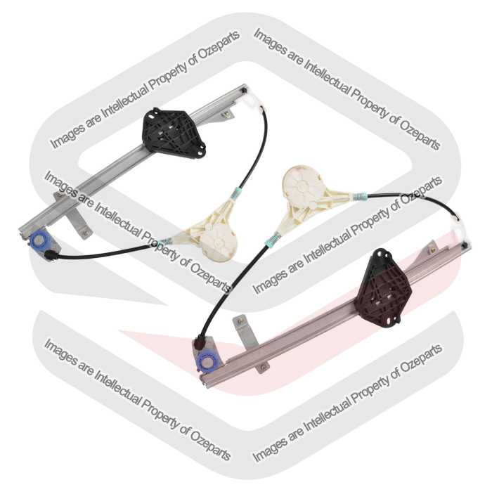 Rear Pair LH+RH Electric Window Regulator No Motor For Subaru Forester 2012~2018