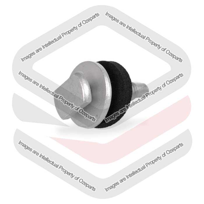 Ozeparts Fits Nissan Qashqai / Dualis J10 Series 2007~2014 | Tailgate Handle Fastener Screw M10 Fixing Bolt Stud With Foam Seal | 1 Pc