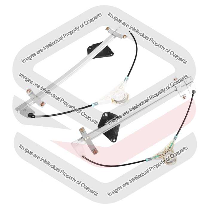 FRONT Pair LH+RH Electric Window Regulator No Motor For Subaru Impreza G3 07~11