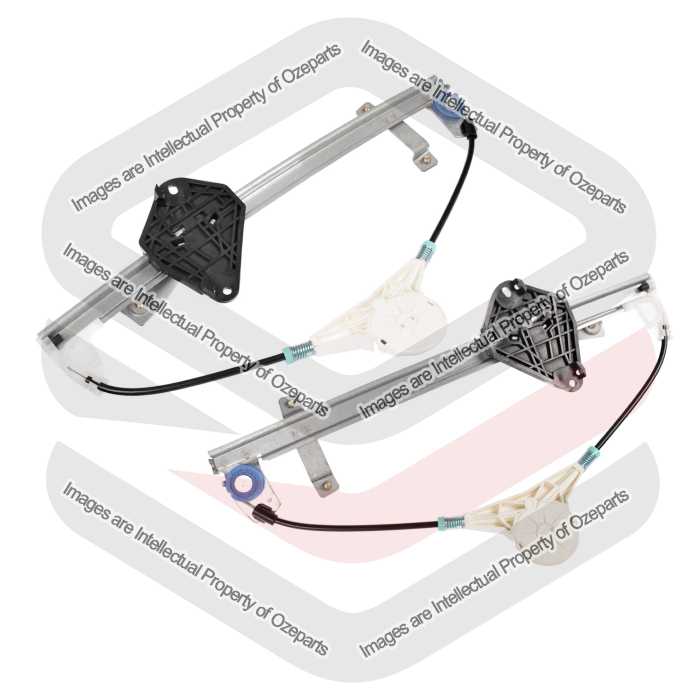 REAR Pair LH+RH Electric Window Regulator No Motor For Subaru Impreza G3 07~11