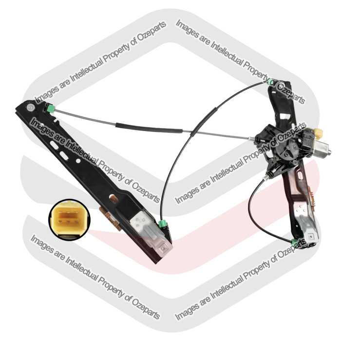 Door Window Regulator AM (Electric With Motor) - 5 Door Only