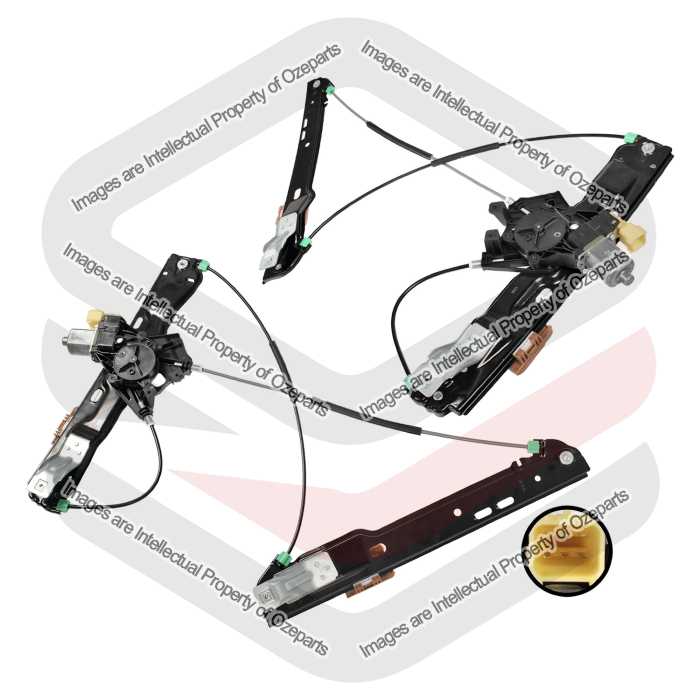 FRONT Set LH+RH Window Regulator W/ Motor For Land Rover Range Rover Evoque L538