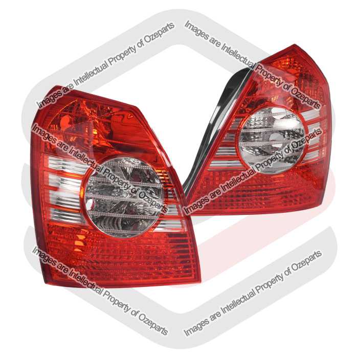 Pair LH+RH Tail Light Rear Lamp For Hyundai Elantra XD Sedan 2003~2006