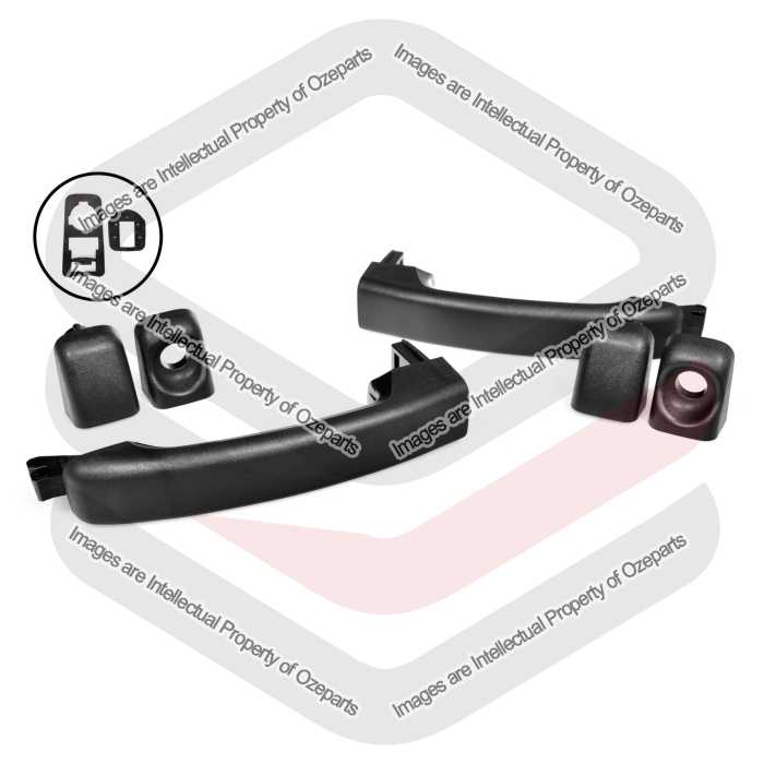 2 x Outer Door Handle Front Sliding Rear Handle For Renault Trafic X82 2014~On