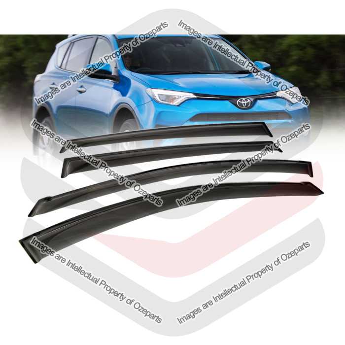Weathershield Weather Shields Window Visor For Toyota RAV4 40 Series 2012~2018