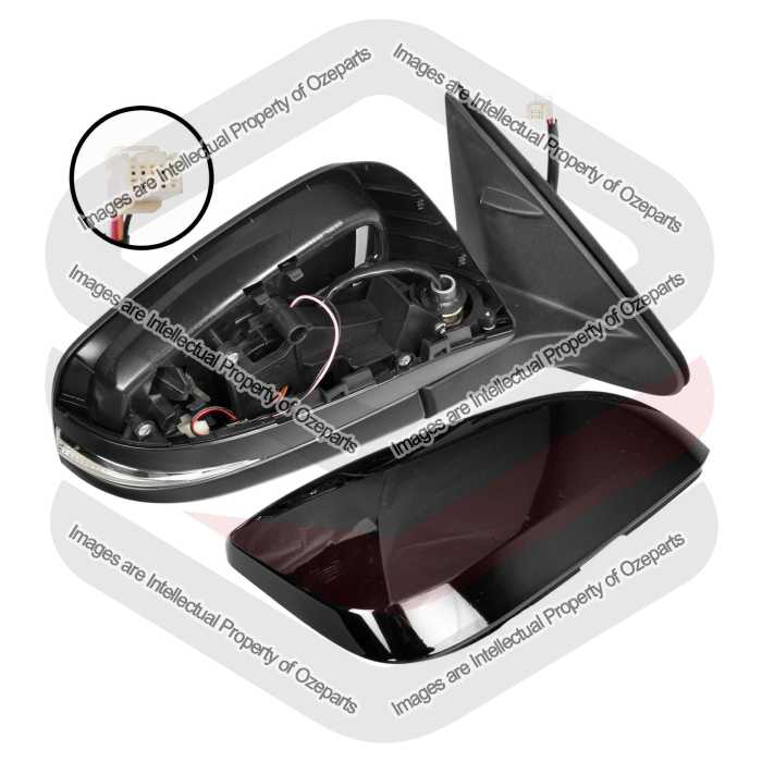 RH Right Hand Electric Door Mirror For Toyota Kluger GSU50/55 GX GXL 2013~2016