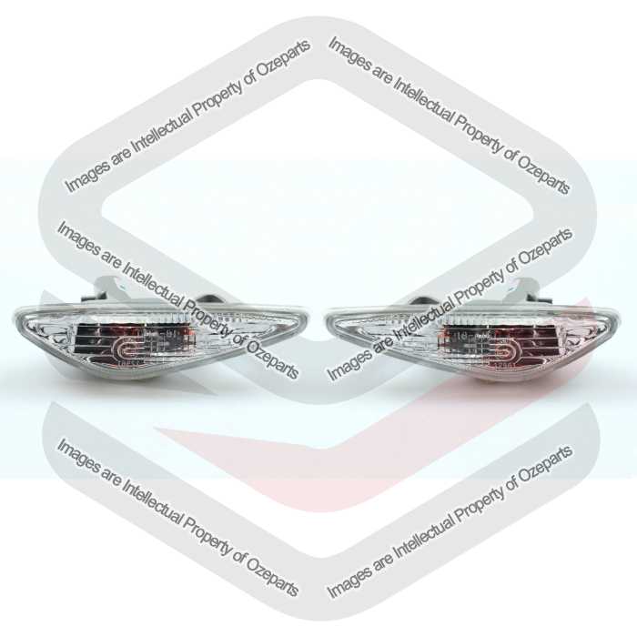 Pair Left + Right Guard Flasher Lamp Turn Indicator Light For Mazda 6 GH 07~12