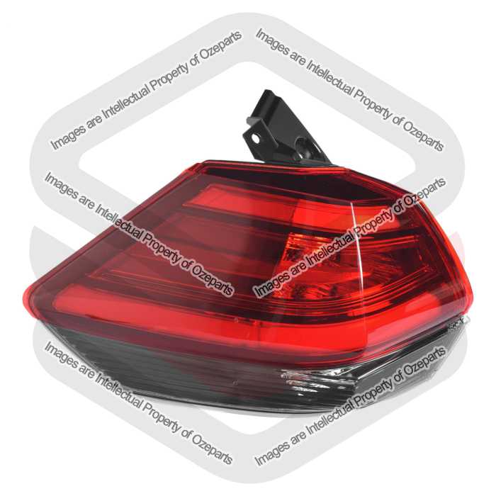 TYC Fits Nissan Xtrail X-Trail T32 Series 2 & 3 2017~2020 | Taillight Tail Light Rear Lamp (LED) | LH LHS Left Hand (Passenger Side)