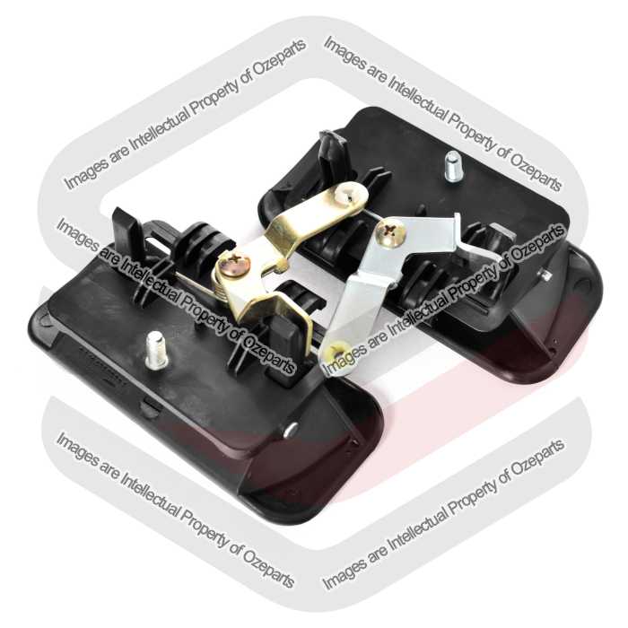 Ozeparts Fits Ford Transit Van VH VJ VM 2000~2013 | FRONT Outer Door Handles (Texture Black) | Pair of LH LHS Left Hand + RH RHS Right Hand