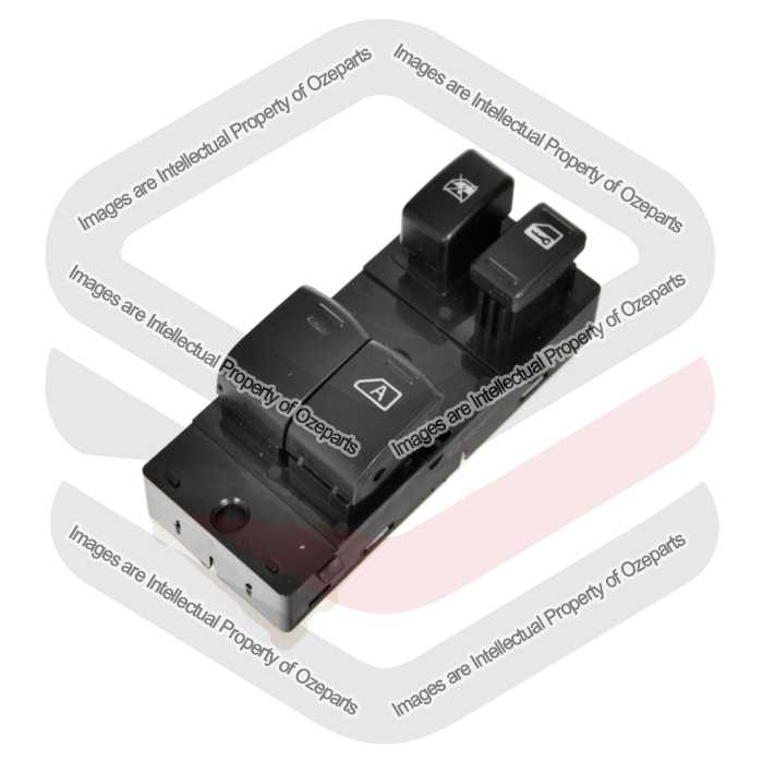 Ozeparts Fits Nissan Micra K13 Hatch 2010~2016 | Electric Power Master Window Switch (2 Button - 8 Pins) | 1 Unit