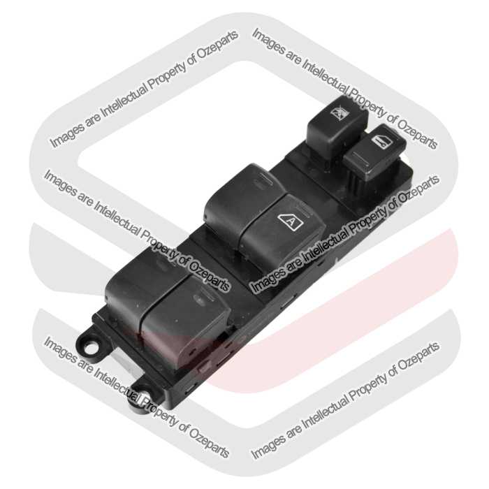 Ozeparts Fits Nissan Navara D40 Vin MNT Thai Built 2008~2014 | Electric Power Master Window Switch (4 Button - 12 Pins) | 1 Unit
