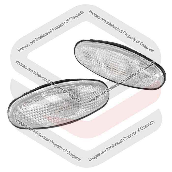Ozeparts Holden Commodore / Statesman Caprice / Monaro VR VS VT VU VX VY WH 1993~2003 | Guard Side Flashers Lights Turn Indicator Lamps | Pair LH+RH