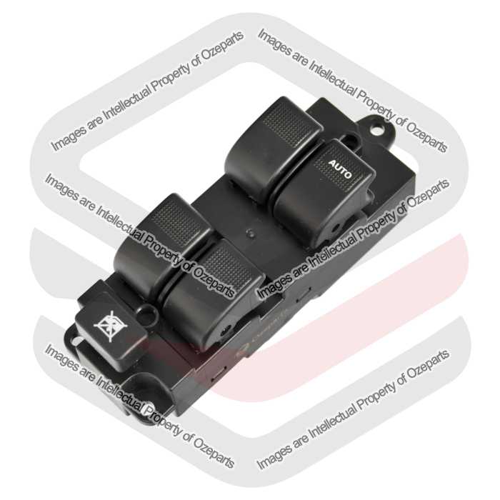 Ozeparts Fits Ford Ranger PX1 PX2 PX3 2011~2022 Ute | Electric Power Master Window Switch (4 Button -  15 Pins No Illumination) | 1 Unit