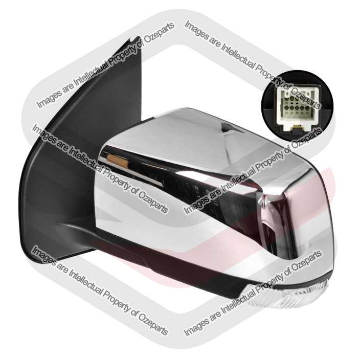 LH Left Hand Electric Door Mirror Chrome W/ AF For Holden Trailblazer RG 16~20