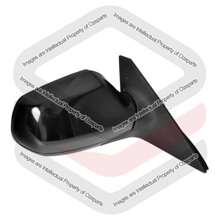 Door Mirror AM Electric (Gloss Black) - 3 Pins