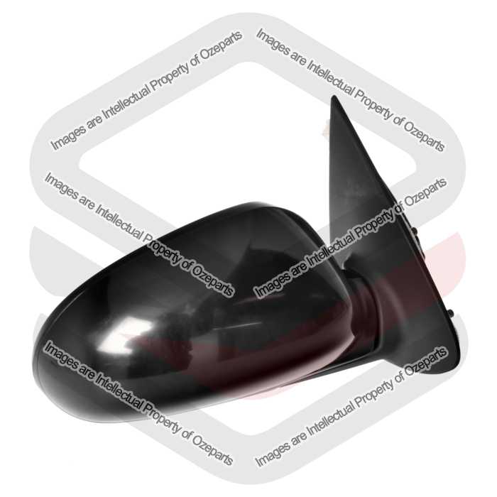 Ozeparts Fits Nissan Maxima A33 1999~2003 | Electric Power Door Mirror (Black) | RH RHS Right Hand (Driver Side)