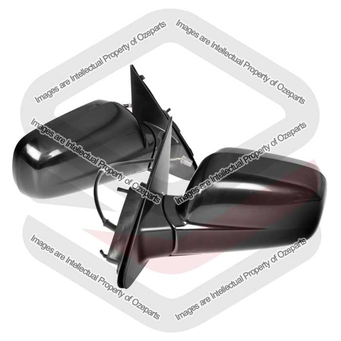 Ozeparts Fits Honda CRV CR-V RD Series 3 & 4 2002~2006 | Electric Power Door Mirrors (Black) | Pair of LH Left (Passenger) + RH Right (Driver)