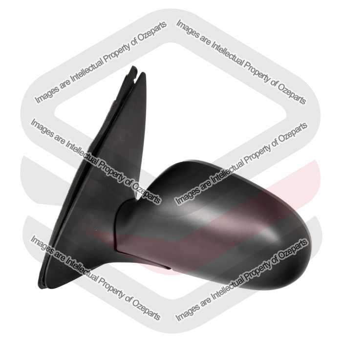 Ozeparts Fits Nissan Pulsar N16 Series 1 Sedan 2000~2003 | Electric Power Door Mirror (Texture Black) | LH LHS Left Hand (Passenger Side)
