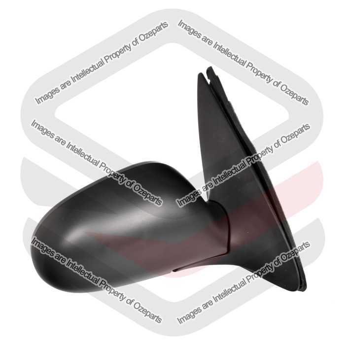 Ozeparts Fits Nissan Pulsar N16 Series 1 Sedan 2000~2003 | Electric Power Door Mirror (Texture Black) | RH RHS Right Hand (Driver Side)