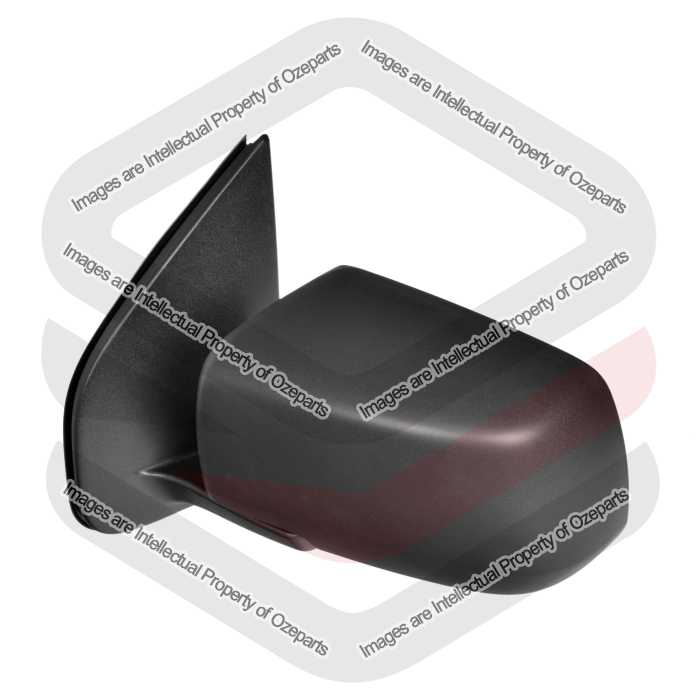 LH Left Hand Manual Door Mirror (Texture Black) For Isuzu Dmax Ute 2012~2020