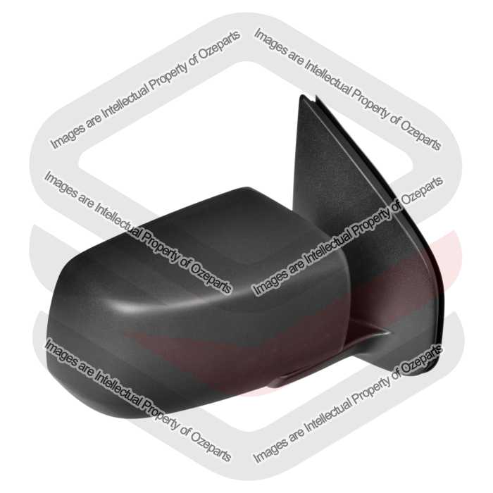 RH Right Hand Manual Door Mirror (Texture Black) For Isuzu Dmax Ute 2012~2020
