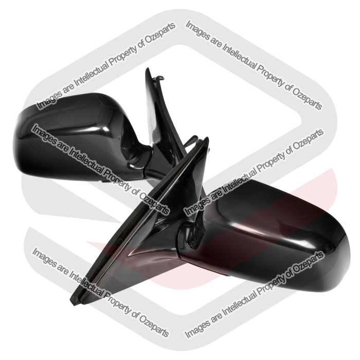 Pair LH+RH Manual Door Mirror For Mitsubishi Lancer CE 3 Door Mirage Coupe 96~03
