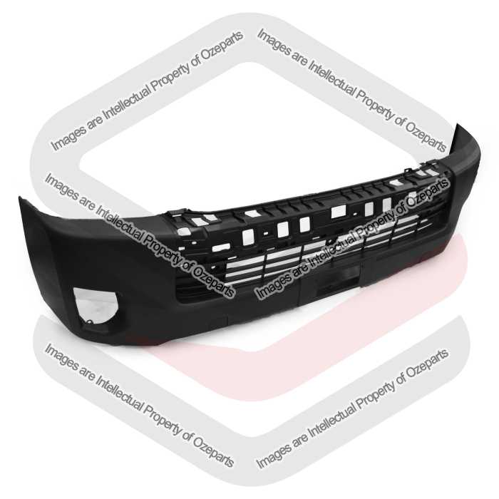 Front Bar Bumper Bar Cover No Sensor For Toyota Hiace High Roof Van Bus 13~19