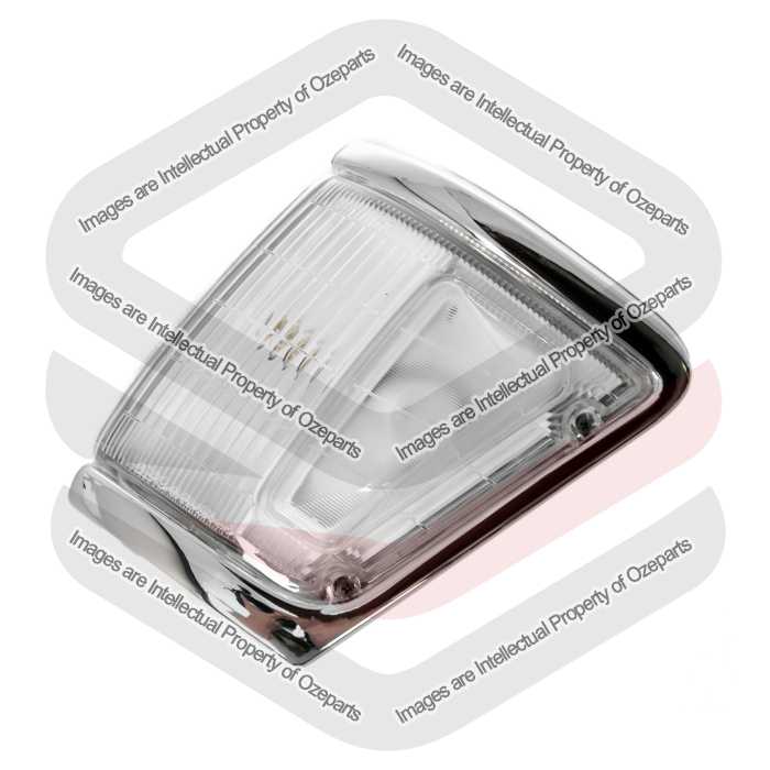 LH Left Hand Corner Light Lamp Chrome For Toyota Hilux LN106 4WD 1991~1997