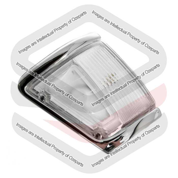 RH Right Hand Corner Light Lamp Chrome For Toyota Hilux LN106 4WD 1991~1997