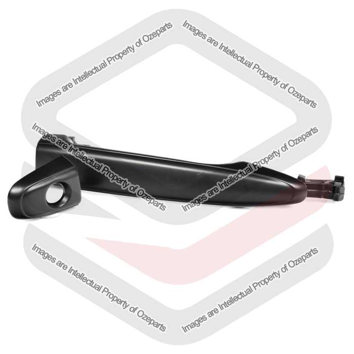 FRONT Outer Door Handle W/ Key (Black) For Toyota Camry CV40 Series 2006~2011