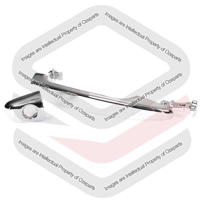 FRONT Outer Door Handle W/ Key (Chrome) For Toyota Camry CV40 Series 2006~2011