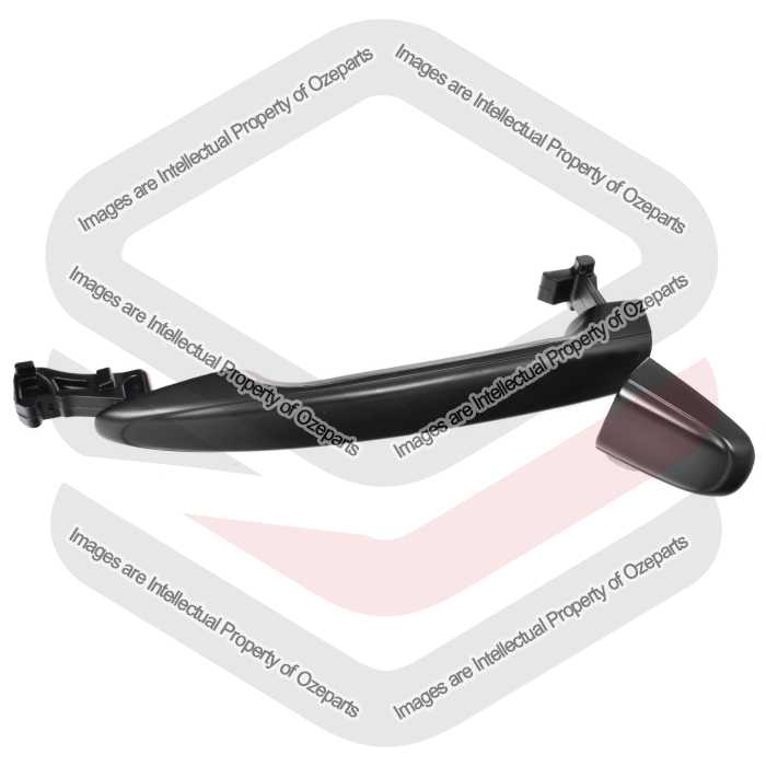 Door Handle Outer (Prime Black)  Rear