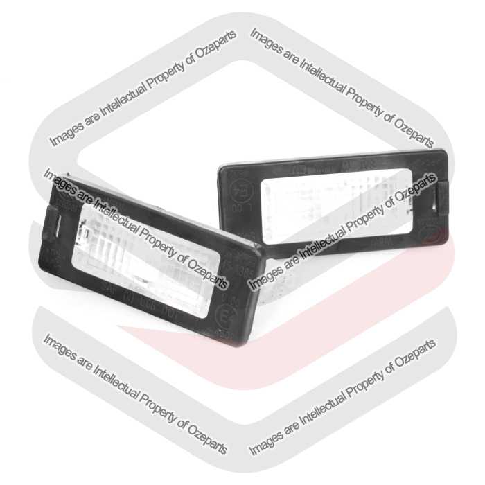 Number Plate Light For Jetta 2011~ Toureg 2011~ Passat R36 Wagon Octavia 12~16