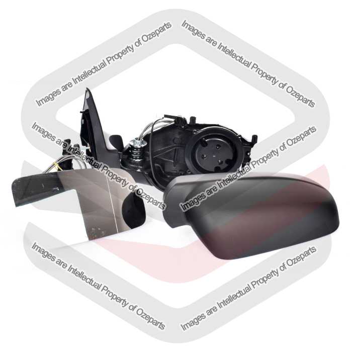 RH RHS Right Hand Manual Door Mirror Black For VW Volkswagen Golf MK4 1998~2004