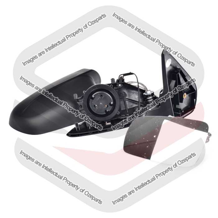 LH LHS Left Hand Manual Door Mirror Black For VW Volkswagen Golf MK4 1998~2004