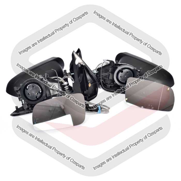 Set / Pair LH+RH Manual Door Mirror Black For VW Volkswagen Golf MK4 1998~2004