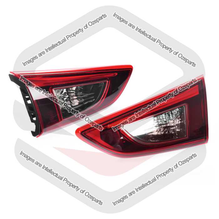 Pair LH+RH Rear Taillight Tailgate Tail Light For Mazda CX-3 CX3 DK SUV 15~On
