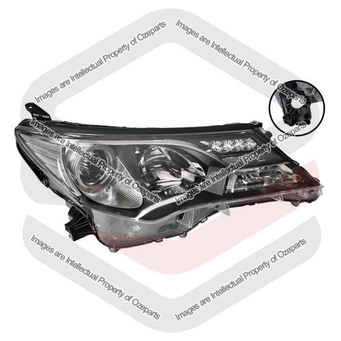 RH RHS Right Head Light Lamp Non Xenon For Toyota RAV4 XA40 GX GXL 12~15