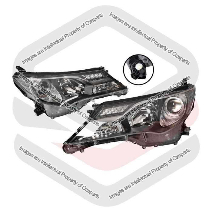 Set Pair LH+RH Head Light Lamp Non Xenon For Toyota RAV4 XA40 GX GXL 12~15