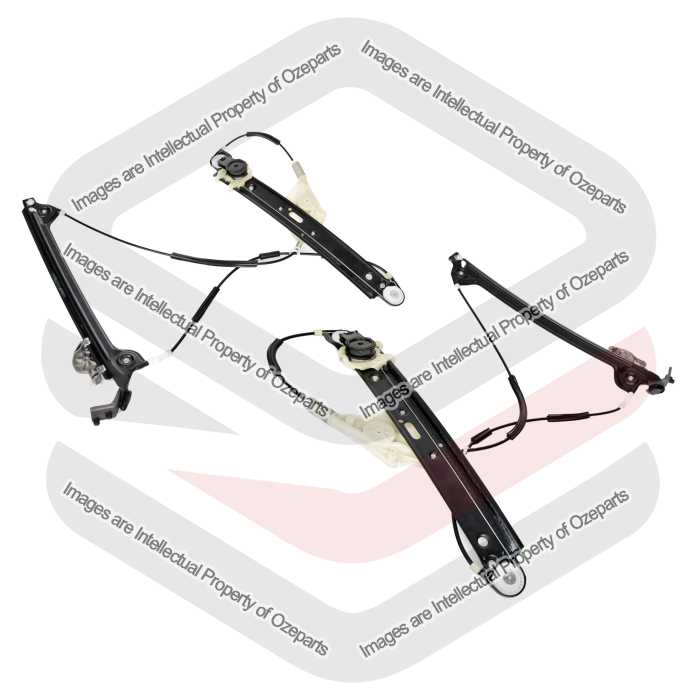 Ozeparts Fits BMW 1 Series E88 2007~2014 Convertible / E82 2008~2014 Coupe | Electric Power Door Window Regulators (No Motor) | Pair of Left + Right