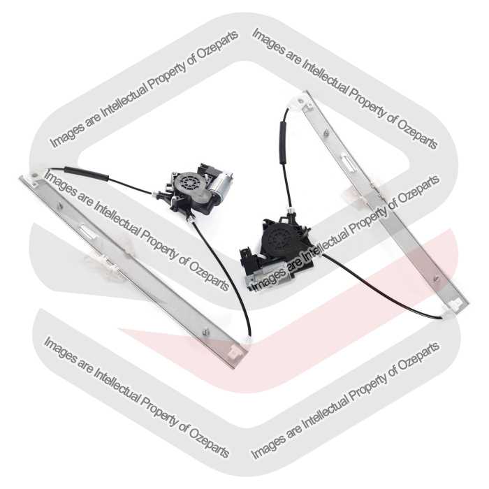 FRONT Pair LH+RH Electric Window Regulator W/Motor For Mazda CX7 CX-7 ER 06~12