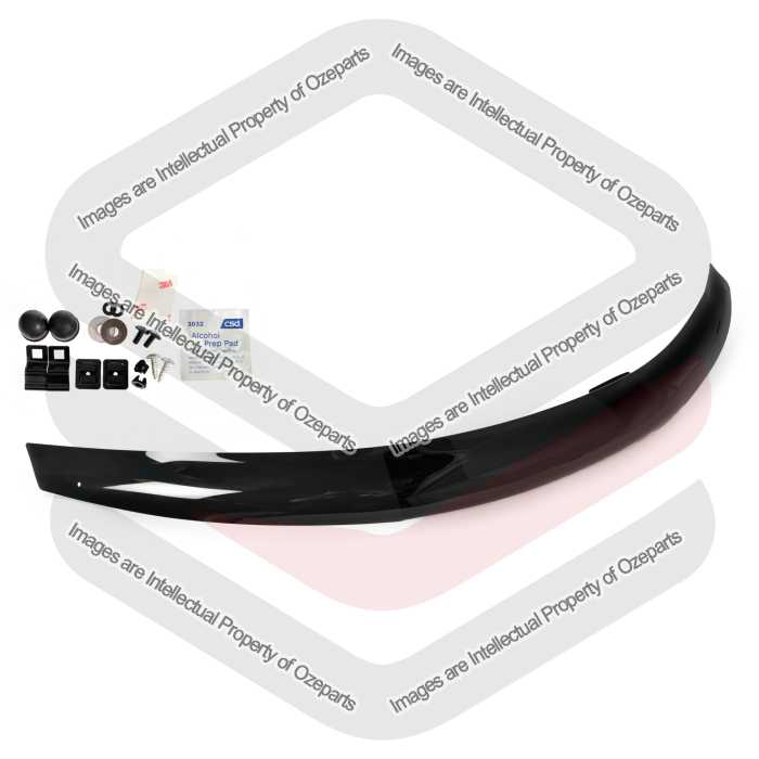 Ozeparts Fits Nissan XTrail X-Trail T32 2014~2020 SUV | Bonnet Protector Hood Deflector Bug Stone Shield Guard (Black) | 1 Unit