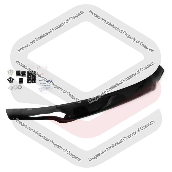 Ozeparts Fits Ford Territory SX SY 2004~2011 SUV | Bonnet Protector Hood Deflector Bug Stone Shield Guard (Black) | 1 Unit