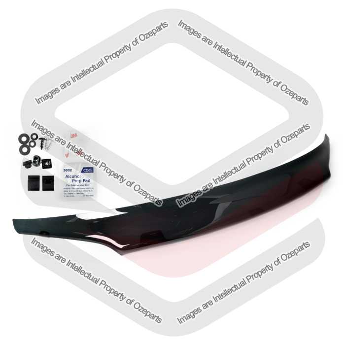 Ozeparts Fits Honda CRV CR-V RM Series 1 & 2 2012~2017 SUV | Bonnet Protector Hood Deflector Bug Stone Shield Guard (Black) | 1 Unit