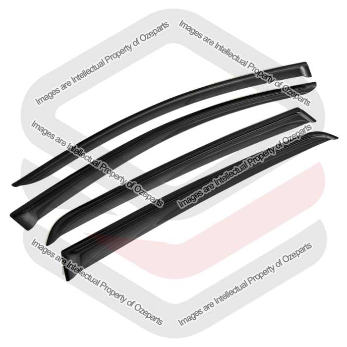 Weathershield Weather Shields Window Visor For VW Volkswagen Golf MK5 2004~2008