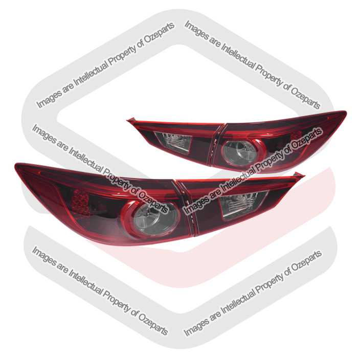 Tail Light + Rear Garnish AM Sedan (LED Type) (SET LH+RH)