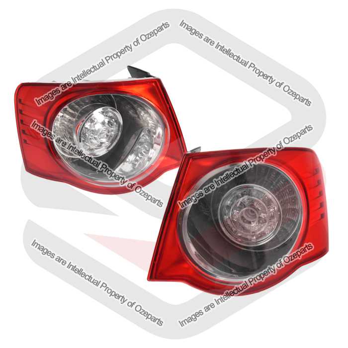 Pair LH+RH Tail Light Rear Lamp LED For VW Volkswagen Jetta 1KM 2006~2011